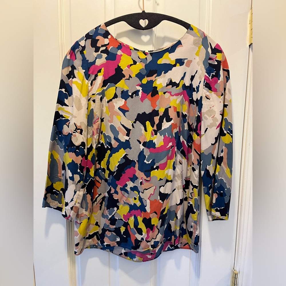 Boden silk multicolor spring top - size 2
